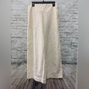 Demi Linen Wide-Leg Pants Free-est sz S NWOT